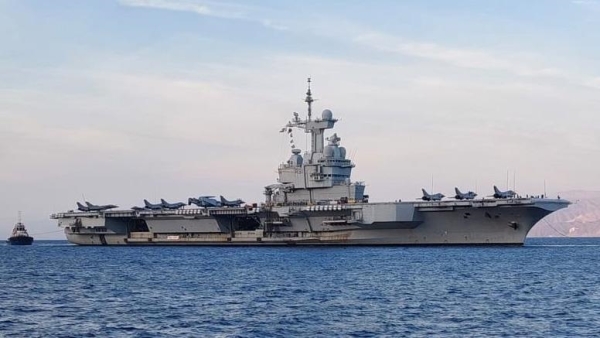 ماكرون يأمر بتوجه حاملة الطائرات "شارل ديغول" إلى المتوسط