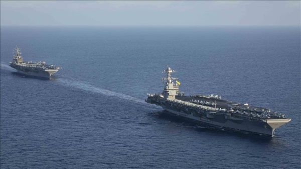 أكبر حاملة طائرات أمريكية "جيرالد آر فورد" تصل إلى البحر الأحمر