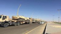 قوات اماراتية تصل العند ومعدات عسكرية سعودية تعبر الوديعة بالتزامن مع عملية تحرير تعز