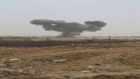 طيران التحالف يقصف آليات ومخزن سلاح للحوثيين وقوات صالح في مفرق الجوف