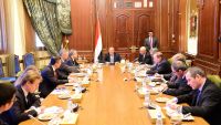 الرئيس هادي يلتقي سفراء الدول الدائمة العضوية في مجلس الأمن