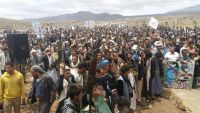 الحوثيون يستنفرون أنصارهم بمحافظة صنعاء ويحشدوهم للقتال في جبهة نهم (صور)