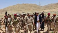 محافظ صنعاء ورئيس الأركان ونائبة يتفقدون جبهات القتال  في صنعاء