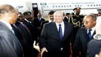 الرئيس هادي يصل إلى العاصمة المؤقتة عدن