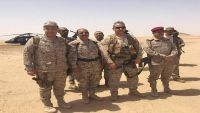 الفريق محسن يصل مأرب ويناقش التطورات الميدانية مع قائد قوات التحالف