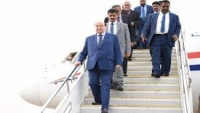 وصول الرئيس هادي إلى سيئون لحضور الجلسة الافتتاحية للبرلمان