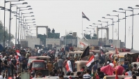 احتجاجات العراق.. إصابة اكثر من 60 متظاهرا بميناء أم القصر ‎