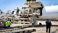 10 أطنان من الأدوات الطبية الخاصة بكورونا تصل صنعاء على متن طائرة أممية