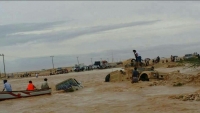 أمطار غزيرة وسيول تعيق حركة التنقل في قشن بالمهرة والسلطات تحذر