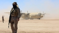قائد حرس الحدود اليمني يزور حوف بالمهرة برفقة عناصر سعودية