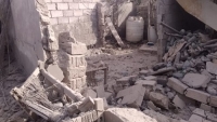 تدمير خمسة منازل بقصف حوثي جنوبي الحديدة