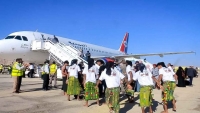 طائرة إيرباص جديدة لأسطول "اليمنية" تصل مطار سيئون