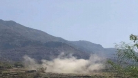 الحوثيون يُجددون قصف مواقع قوات الجيش بجبهة الضباب غربي تعز
