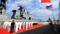 الدفاع الروسية تعلن عن مناورات مع البحرية الصينية هذا الشهر في بحر العرب