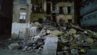 المكلا.. انهيار مبنى سكني دون ضحايا
