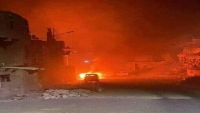 مجهولون يضرمون النيران في سيارة ناسط سياسي بمدينة تعز