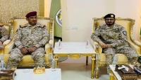 بن عزيز يبحث مع قائد قوات التحالف مستجدات الأوضاع العسكرية في اليمن