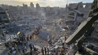أسامة حمدان يحذر من إفراغ غزة ويتهم أميركا بتزويد إسرائيل بأسلحة محرمة