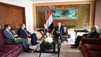 العليمي يُجدد مساندة اليمن للموقف المصري الداعم للقضية الفلسطينية
