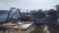 تقرير رسمي: وفاة وإصابة 28 نازحا بحرائق شهدتها مخيمات النازحين في مأرب خلال 2023
