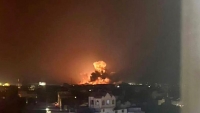 الحوثيون يعلنون مقتل مدني وإصابة 8 بقصف أمريكي بريطاني على اليمن