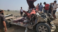 وفاة 9 أشخاص بحادث مروع بمحافظة الحديدة