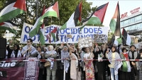 مظاهرة تضامنية مع فلسطين في برلين